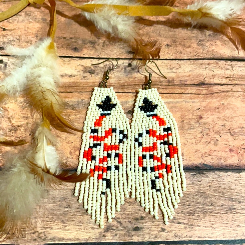 Snake Beaded Earring